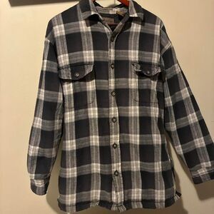 St-john-s-bay Men's Black and White Shirt